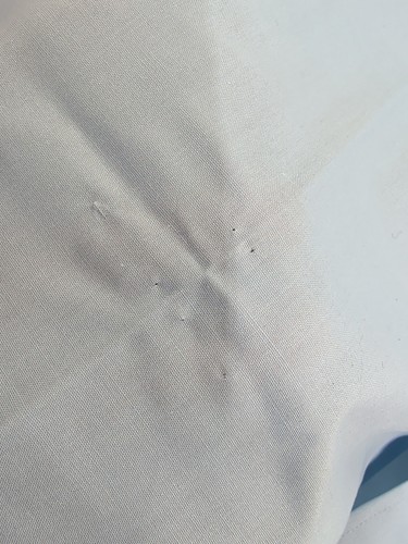 Camicia vintage Givenchy Monsieur uomo taglia 15-32/33 grande blu cielo con bottoni nuova con etichetta - Foto 9 di 17