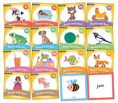 Jolly Phonics Read and See, Pack 1: In Print Letters (American English Editio...
