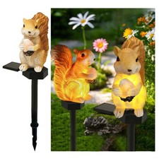 Gartenlampe Tierfigur Harz Solar LED Bodenlampe