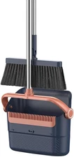 180° Rotating Broom with Dustpan Combo Set,Long Handle Broom and Dust Pan Set