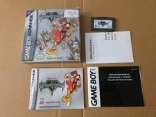 Kingdom Hearts: Chain of Memories GBA Gameboy Advance Complete CIB w/ REG CARD