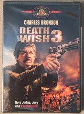 NEW- Death Wish 3 DVD Region 1 US, Charles Bronson, Deborah Raffin & Ed Lauter