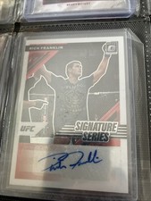 Rich Franklin Cards and Autographed Memorabilia Guide 22