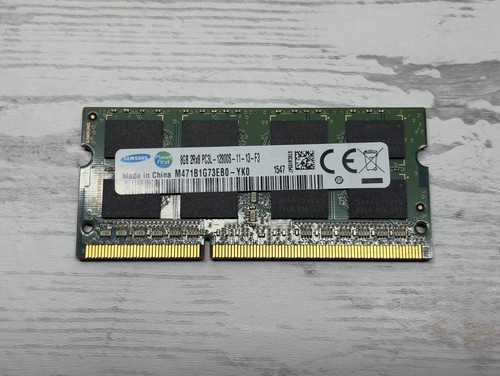 Samsung 8GB 2Rx8 PC3L-12800S-11-13-F3 SODIMM Laptop DDR3 RAM M471B1G73EB0-YK0 - 第 2/3 張圖片
