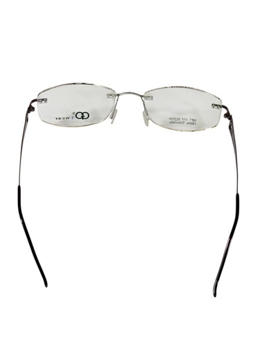 GIANNI PO WOMEN'S EYEGLASSES GPT 317 52-18 140 SLIVER/PURPLE NWT DEMO LENSES - Picture 5 of 17