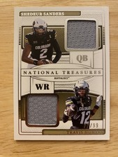 2025 National Treasures Collegiate Sanders/Hunter Team Dual Materials #/99 - CU