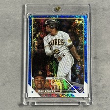 2023 Topps Update #US81 Jose Azocar Blue Shimmer Foil San Diego Padres /999