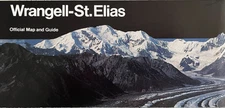 Vintage 1995 WRANGELL ST. ELIAS - AK  NATIONAL PARK SERVICE UNIGRID BROCHURE/MAP