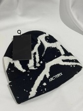 Arc'teryx Grotto Toque Beanie Black White Logo Knit Hat Unisex NWT