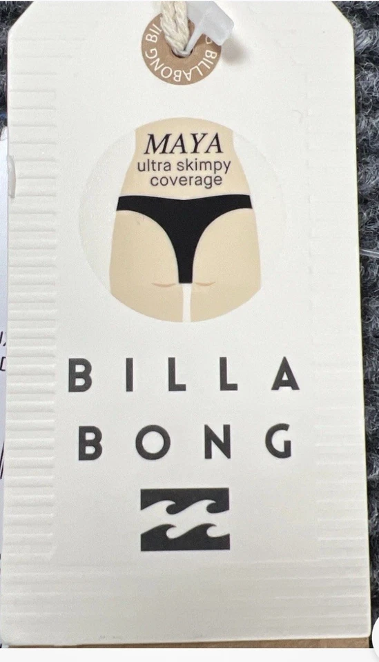 Parte inferior de bikini Billabong Wild West Ditsy Maya ultra escasa XL NUEVA CON ETIQUETAS * BG907 Foto 3 de 3