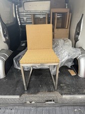 Emerson Natural Rattan & Chrome Dining Chair / Side Chair