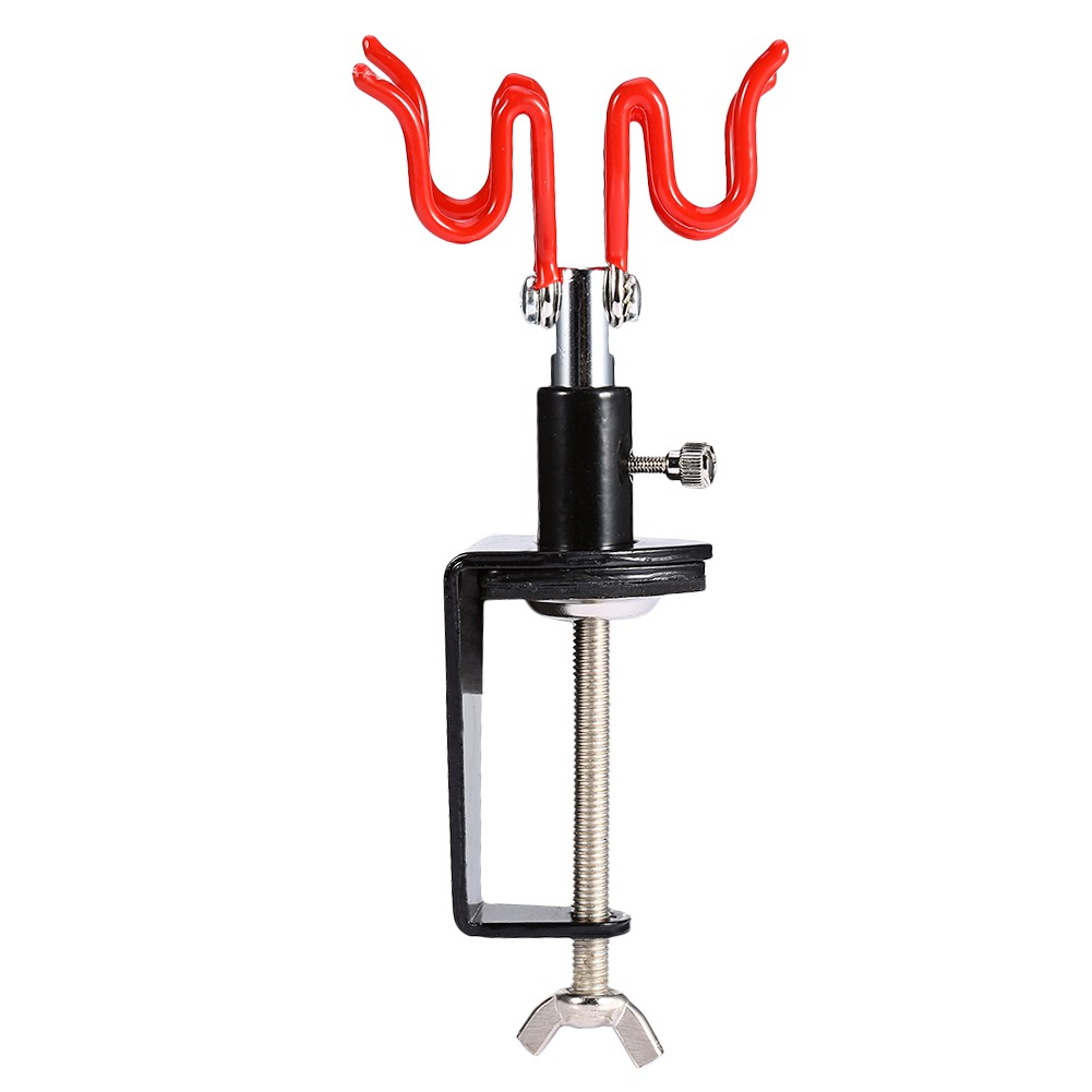 2x Airbrush Holder Convenient Clamp-on Stand For Artists & Hobbyists