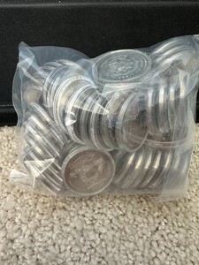 HUGE LOT of 54 $5 Coins from Liberia w/Capsules
