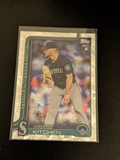 2025 Topps Update Series Rookie Austin Kitchen RC #US320 Diamante Foil Mariners