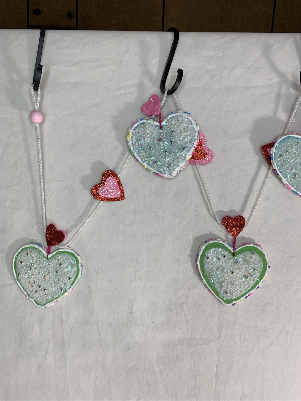 Candy Land Sweet Treats Iced ￼ ￼Conversation Heart Garland 70” Valentine’s Day ￼ thumbnail 11