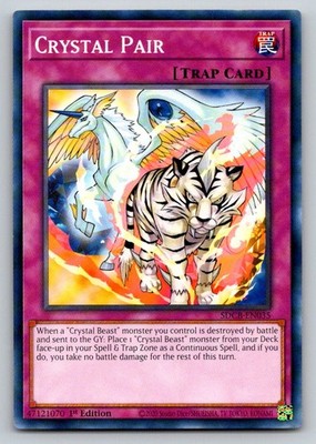 Crystal Pair SDCB-EN035 Structure Deck: Legend of the Crystal Beasts Yu-Gi-Oh