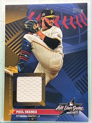 2025 Topps Update Series - All-Star Stitches Paul Skenes #AS-PS Gold /50 (MEM)