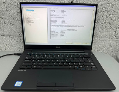 Dell Latitude 7370 Laptop m7 16GB RAM No SSD Boot to BIOS