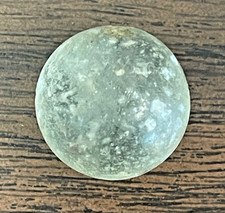 ANTIQUE CLEAR MICA MARBLE HANDMADE Glass 1.5 cm Round