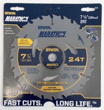 Irwin Marathon Carbide Circular Saw Blade 7-1...