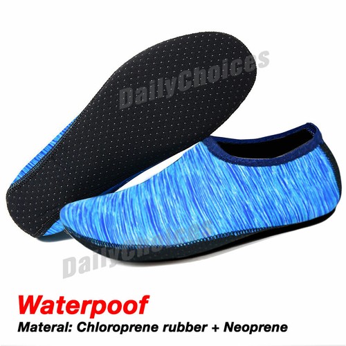 Unisex Water Shoes Slip On Aqua Socks Swim Surf Diving Yoga Exercise Reef Shoes - Picture 5 of 12