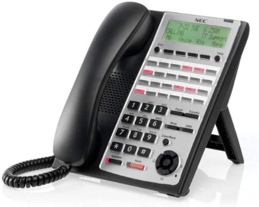 NEC 1100063 IP4WW-24TXH-B-TEL (BK) SL1100 Phone Black A-Stock -1 YEAR WARRANTY-