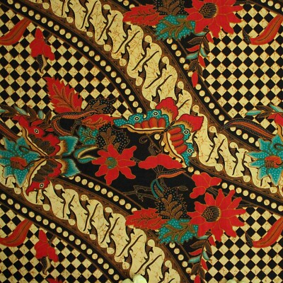 Batik Fabric Stoff Batik Indonesian Batik Fabric, Motif Of