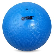 10" Classic School Inflatable Playground Ball Kickball Ball for Kids - Blue