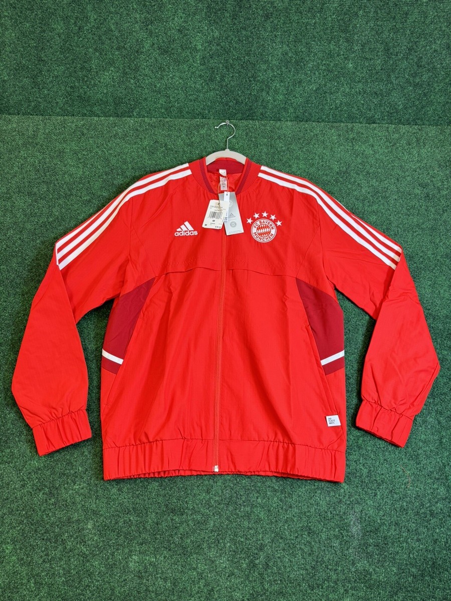 Adidas x BAYERN MUNCHEN Soccer/Football Anthem Jacket Mens