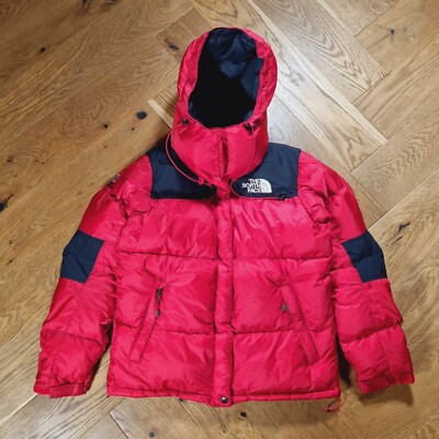 The North Face Summit Series Wind stopper 700 Down Puffer Jacket Womens M  Red UK