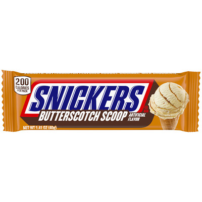 Snickers Butterscotch Scoop 1.41oz - 1 Snickers Bar- FREE SHIPPING