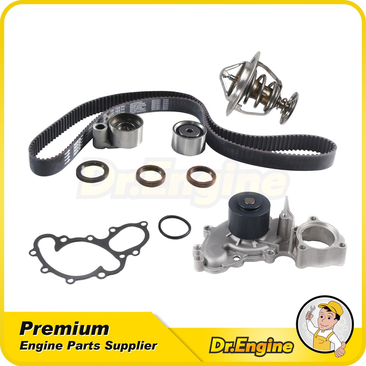 Timing Belt AISIN Water Pump Valve Cover Fit 92-93 Toyota Camry Lexus ES 3VZFE