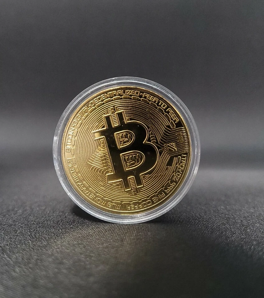 15stk. BITCOIN Kryptomünze Gold Neu - Bild 2 von 4