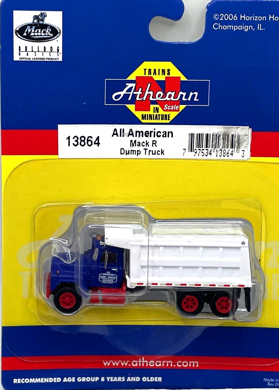 N ATHEARN 13864 MACK R DUMP TRUCK ALL AMERICAN | eBay