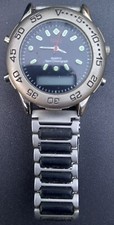 Mens Watch Quartz Alarm Chronograph By TIME Magazine Advertising (not working)