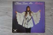 Melanie Safka Autogramm signed LP-Cover "Please Love Me" Vinyl