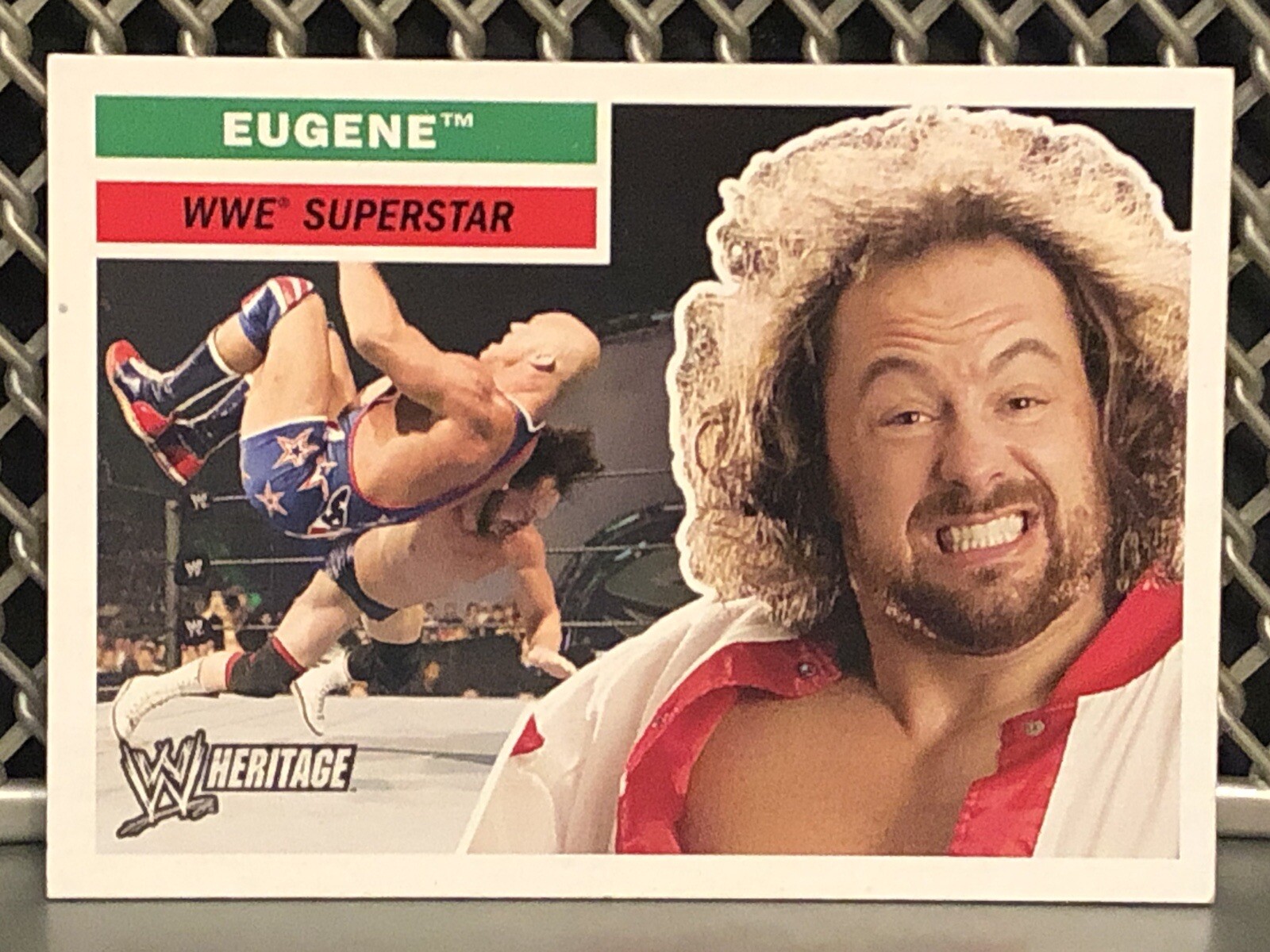 2005  Eugene Topps Heritage WWE Wrestling Card #18 NJPW ROH NXT Nick Dinsmore
