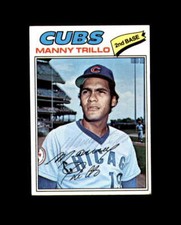 Manny Trillo Hand Signed 1977 Topps Chicago Cubs Autograph