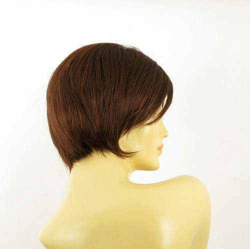 short wig for women dark brown copper REF LANA 31 PERUK - Picture 7 of 9