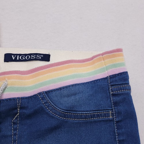 Vigoss the Tompson Casual Drawstring Denim Youth Jean Shorts Girls Size L Blue - Picture 4 of 8