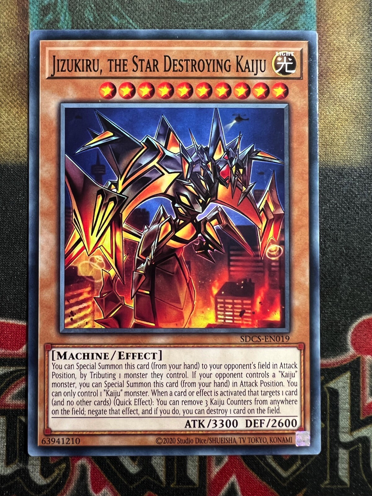 Yugioh Jizukiru, The Star Destroying Kaiju SDCSEN019 Common eBay