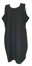 Woman's bodycon Dress Size 22 black stretch sleeveless cut out back detail