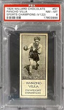 1924 PANCHO VILLA RC 1/1 PSA 8 *RARE* ((1ST ASIAN CHAMP)) *WILLARD CHOCOLATE*