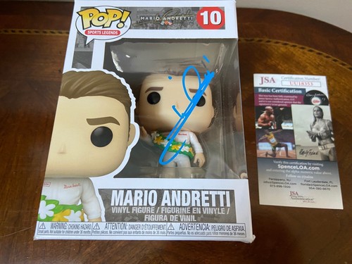 Funko Pop Sports Legends "Mario Andretti" #10- Signed- Racing- Indy- Nascar JSA - Picture 7 of 7