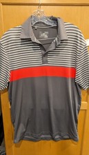Under Armour Polo Shirt Gray Short Sleeve Loose Fit Men's Medium