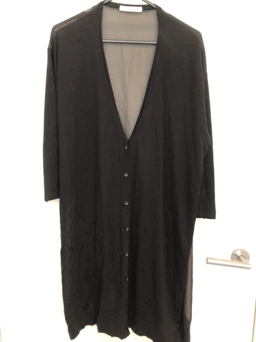 Morrison Black Cardigan Size Large 12-14 Sheer Back *SMALL FAULT | eBay
