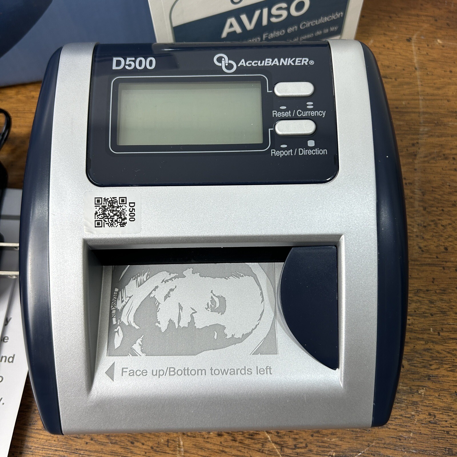 Accubanker D500 Digital Counterfeit and Value Detector 524883098331 eBay