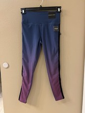 NWT BCBG Maxazria Women  s Purple Workout Leggings High Waisted Size Small 98