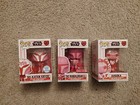 Star Wars Valentine's Day Funko Pop Lot of 3. Ahsoka, Mandalorian, Bo-Katan New