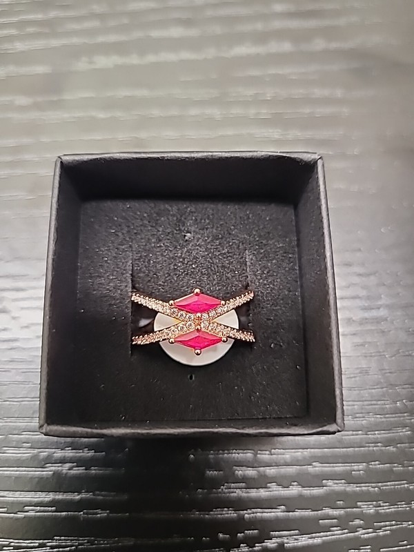 BP "Dreaming of Opulence" RBP6791 Lc Ruby Fused W/ Gen Quartz  Size 7